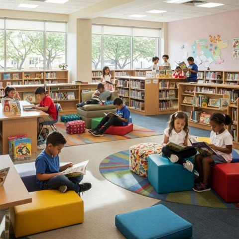 Libraryschoolsmallstudentsgem